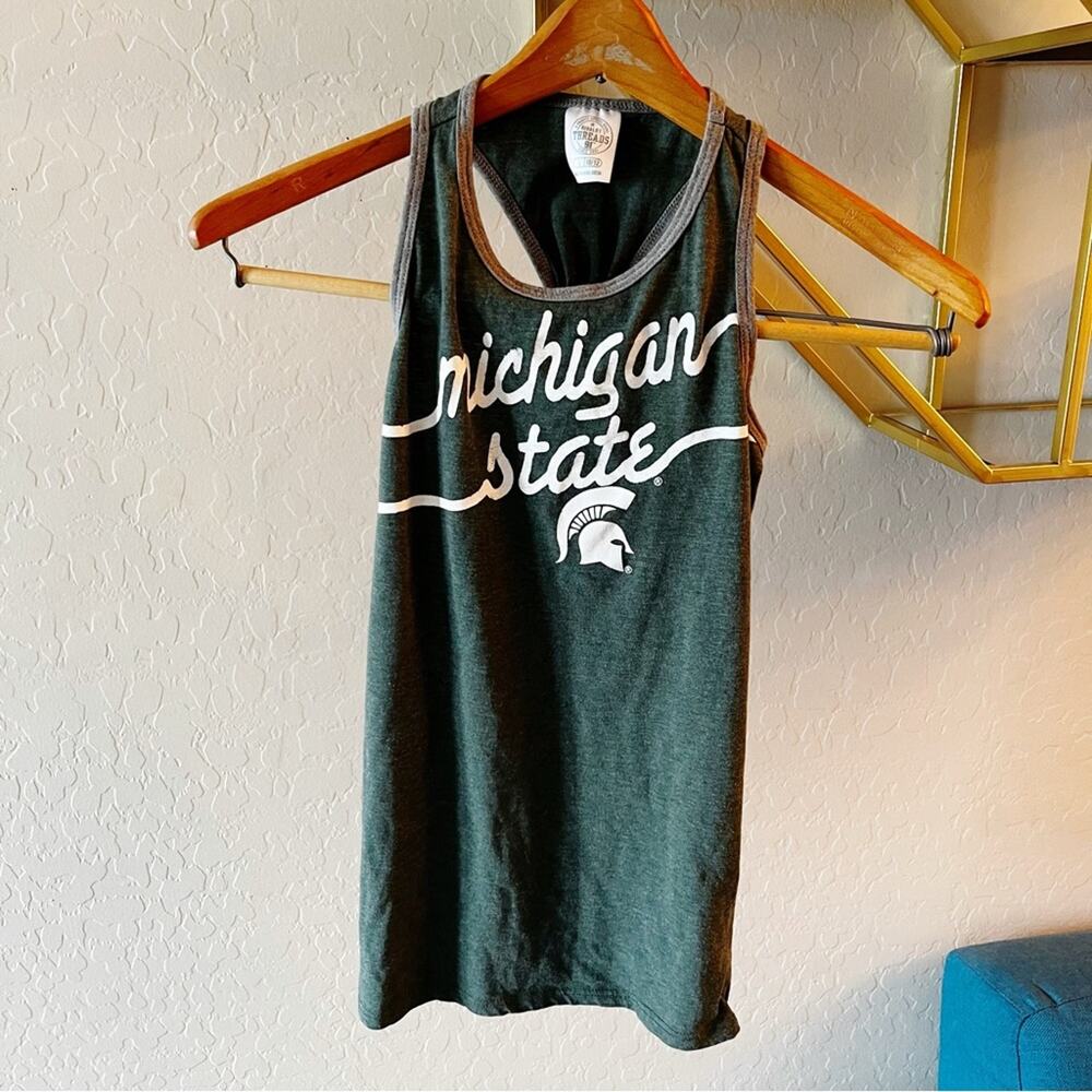Rivalry Threads Michigan State sleeveless tank top kids girls size Large L